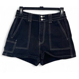 Simple Society Women's High Waist Stretch Denim Short, Size 5/27